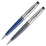 Waterman Expert Deluxe Metallic Chrome Cap Ballpoint Pen
