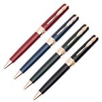 Pineider Classic Rose Gold Trim Ballpoint Pen