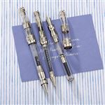 Pineider Classic Demo Lux Rollerball Pen Palladium Trim