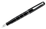 Pelikan Classic M215 Black Silver Rings Fountain Pen