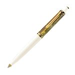 Pelikan K400 Tortoiseshell-White Ballpoint Pen