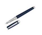 Dupont Line D Firehead Under Lacquer Blue Fountain Pen