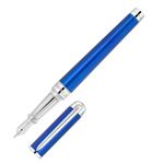 S.T. Dupont Eternity XL Blue Guilloche Fountain Pen