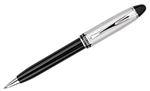 Aurora Ipsilon Black Ballpoint Pen with Chrome Cap
