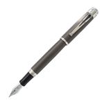 Retro 51 Black Nickel With Platinum Tornado Fountain Pen