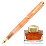 Pelikan Special Edition M200 Apricot Achat Fountain Pen with Ink Gift Set