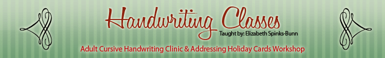Cursive Handwriting Workshops