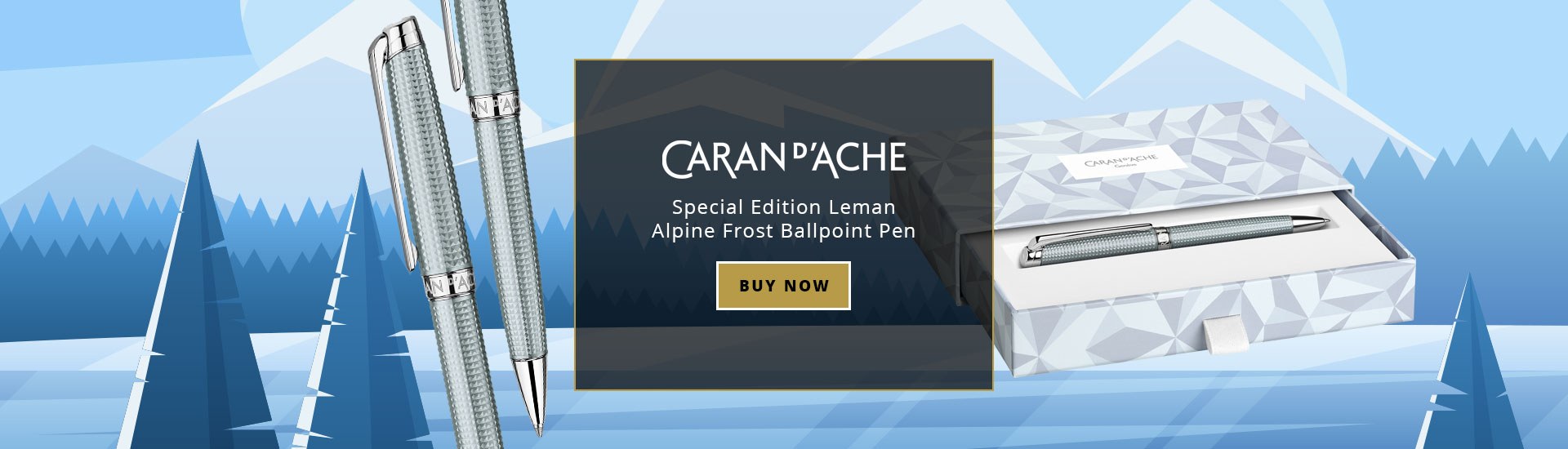 Caran D'ache Special Edition Leman Alpine Frost Ballpoint Pen