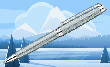 Caran D'ache Special Edition Leman Alpine Frost Ballpoint Pen