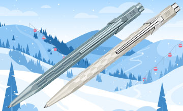 Caran D'ache 849 Special Edition Alpine Frost Ballpoint Pen