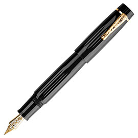 Delta Bio+16 14KT Nib Fountain Pen Nera/Black Fine