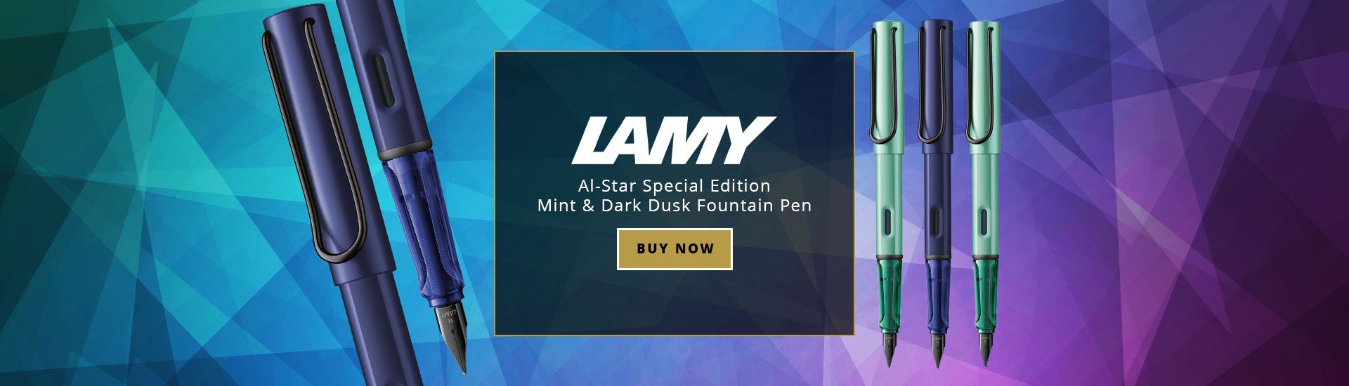 Lamy Al-Star Mint & Dark Dusk Fountain Pen