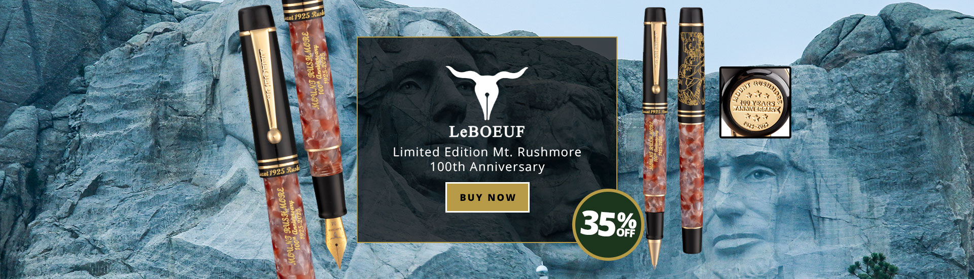 LeBoeuf Limited Edition Mt. Rushmore 100th Anniversary