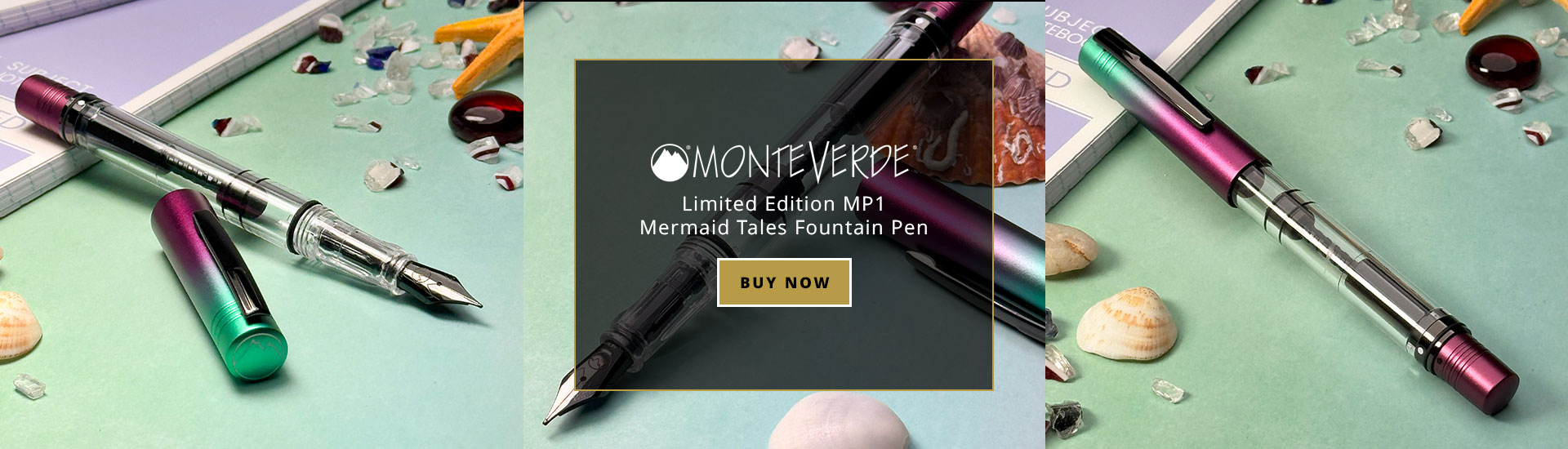 Monteverde Ltd Edition MP1 Mermaid Tales Fountain Pen