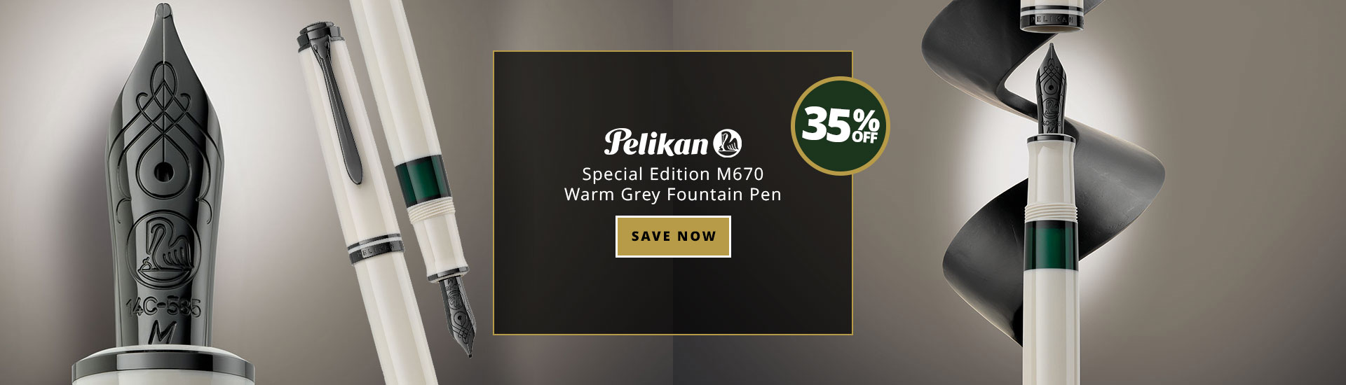 Pelikan Special Edition M670 Warm Grey Fountain Pen