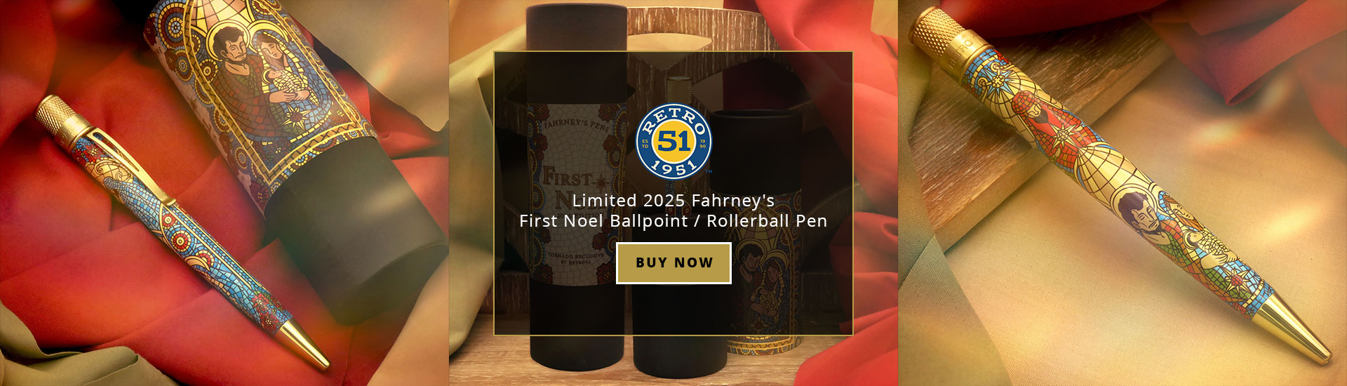 Retro 51 Limited 2025 Fahrney's First Noel Ballpoint / Rollerball Pen