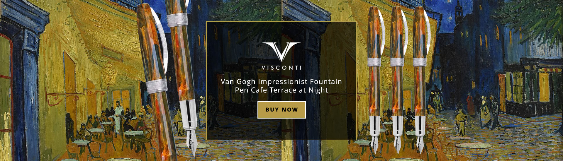 Visconti Van Gogh Impressionist Fountain Pen Cafe Terrace at Night